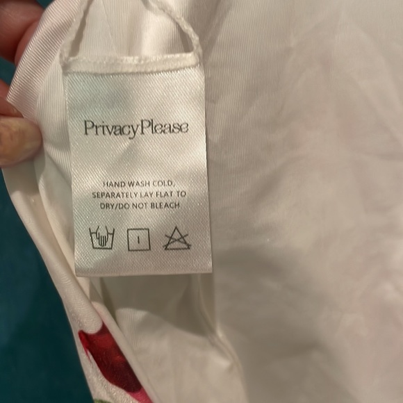 Privacy Please womens ‘Elouise’ one piece swimsuit ‘white floral’ revolve sz Med - Picture 7 of 7